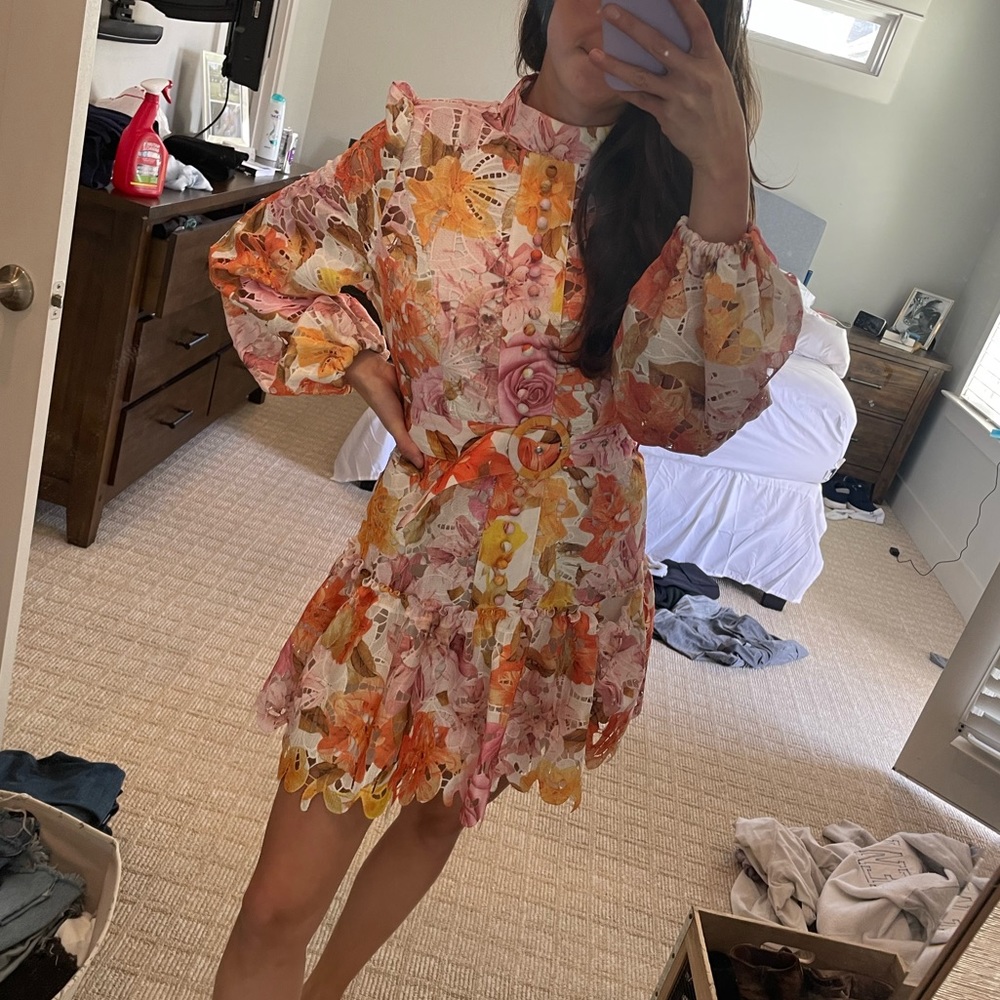 Floral mini dress